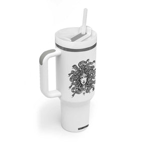 Feminist Medusa Power Snake Wisdom Equality Goth Tumbler With Handle