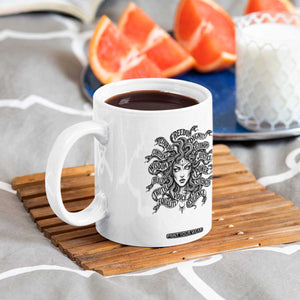 Feminist Medusa Power Snake Wisdom Equality Goth Coffee Mug