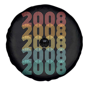 18th Birthday Spare Tire Cover Vintage 2008 Retro 18 Years Old Birthday