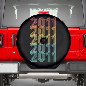 15th Birthday Spare Tire Cover Vintage 2011 Retro 15 Years Old Birthday