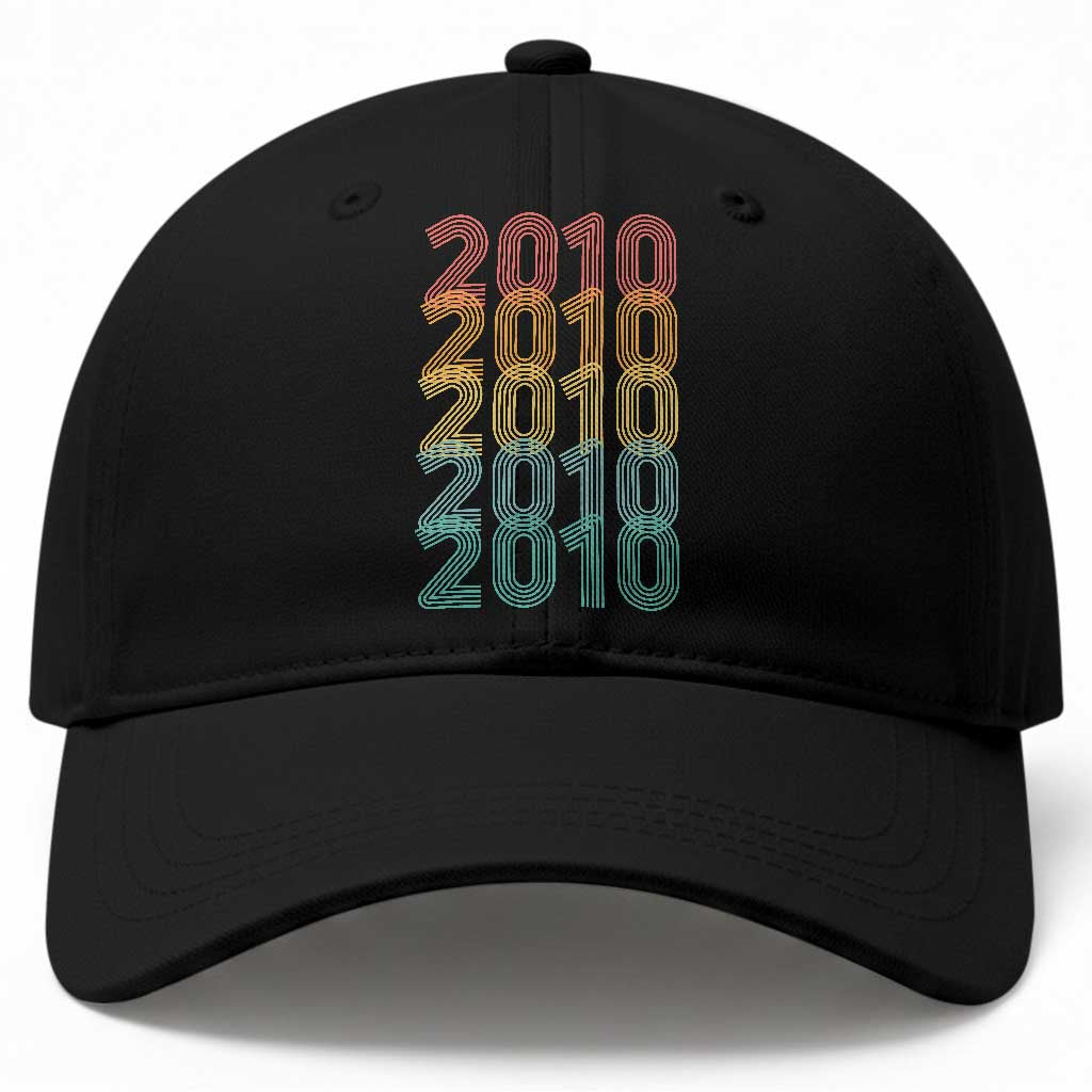 16th Birthday Baseball Cap Vintage 2010 Retro 16 Years Old Birthday