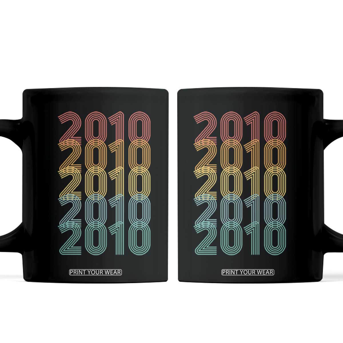 16th Birthday Coffee Mug Vintage 2010 Retro 16 Years Old Birthday