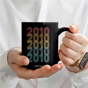 16th Birthday Coffee Mug Vintage 2010 Retro 16 Years Old Birthday