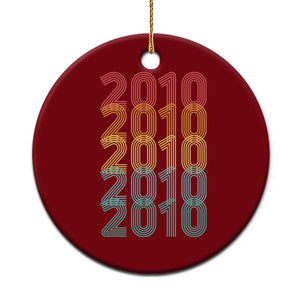 16th Birthday Ceramic Ornament Vintage 2010 Retro 16 Years Old Birthday