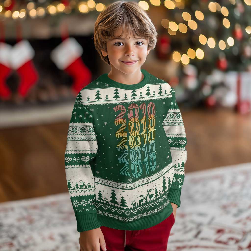 16th Birthday Ugly Christmas Sweater Vintage 2010 Retro 16 Years Old Birthday