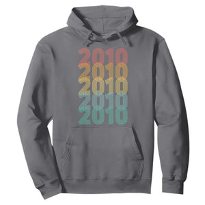 16th Birthday Hoodie Vintage 2010 Retro 16 Years Old Birthday