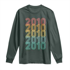16th Birthday Long Sleeve Shirt Vintage 2010 Retro 16 Years Old Birthday