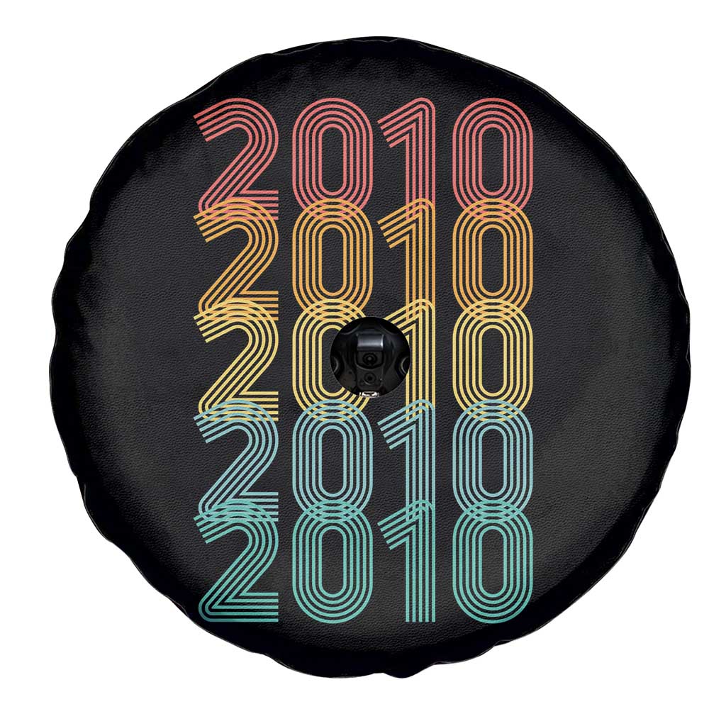 16th Birthday Spare Tire Cover Vintage 2010 Retro 16 Years Old Birthday