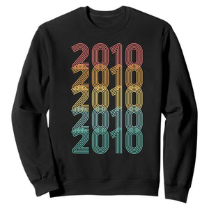 16th Birthday Sweatshirt Vintage 2010 Retro 16 Years Old Birthday