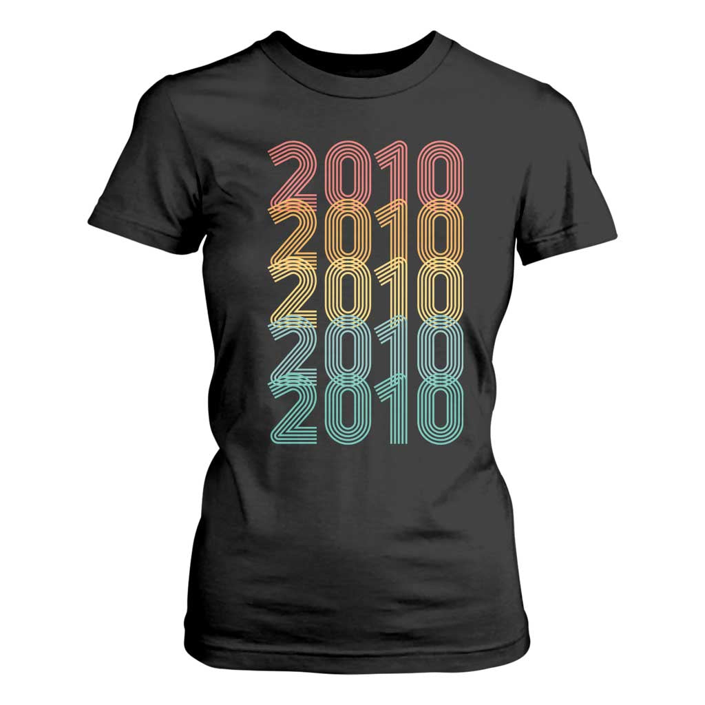16th Birthday T Shirt For Women Vintage 2010 Retro 16 Years Old Birthday