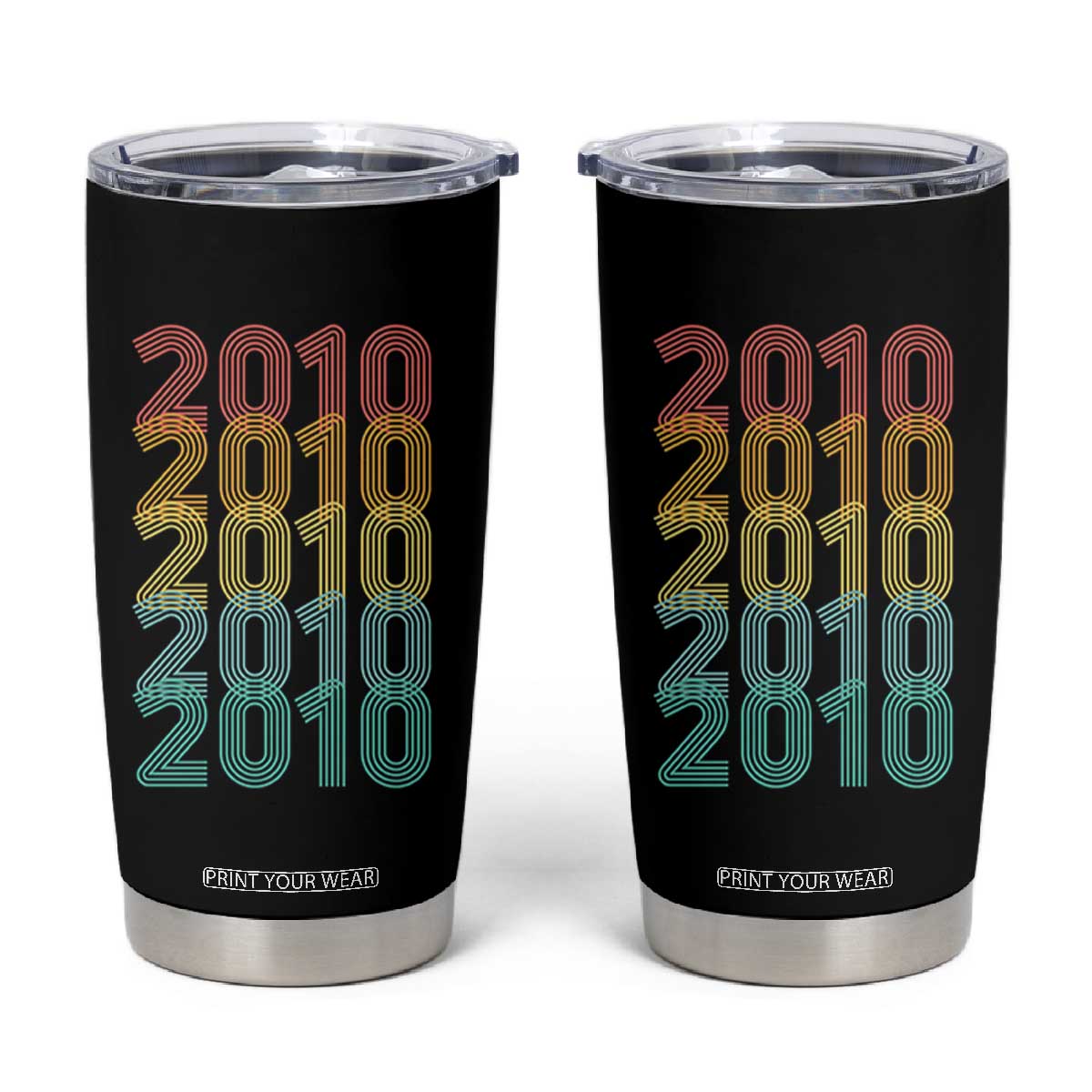 16th Birthday Tumbler Cup Vintage 2010 Retro 16 Years Old Birthday
