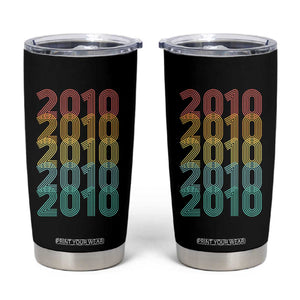 16th Birthday Tumbler Cup Vintage 2010 Retro 16 Years Old Birthday