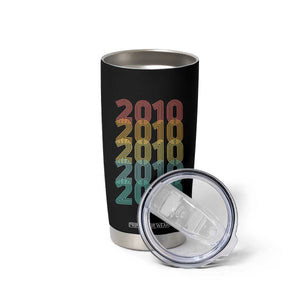 16th Birthday Tumbler Cup Vintage 2010 Retro 16 Years Old Birthday