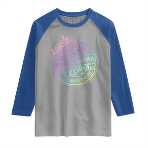 Funny I Like Murder Shows Comfy Clothes And Maybe 3 People Raglan Shirt Crime Show Lover TS11 Sport Gray Royal Print Your Wear