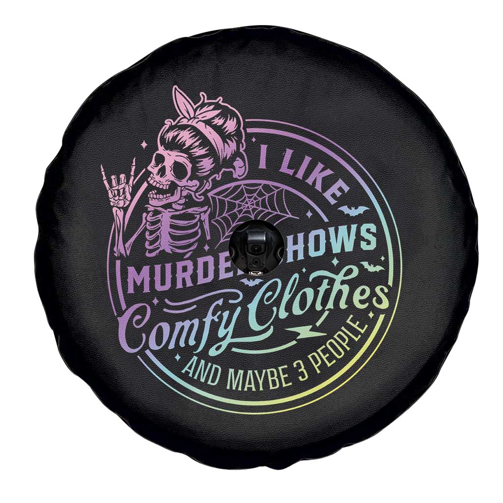 Funny I Like Murder Shows Comfy Clothes And Maybe 3 People Spare Tire Cover Crime Show Lover TS11 Print Your Wear