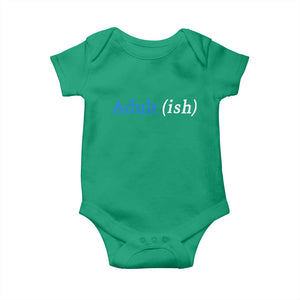 Funny Adultish Adult Sarcasm 18th Birthday Baby Onesie TS11 Irish Green Print Your Wear