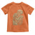 Skeleton Hugging Dog Halloween Dog Lover Toddler T Shirt TS11 Orange Print Your Wear