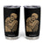 Skeleton Hugging Dog Halloween Dog Lover Tumbler Cup TS11 Black Print Your Wear