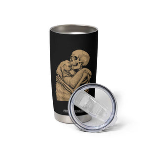 Skeleton Hugging Dog Halloween Dog Lover Tumbler Cup TS11 Print Your Wear