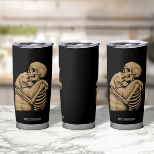 Skeleton Hugging Dog Halloween Dog Lover Tumbler Cup TS11 Print Your Wear
