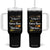 Funny A Girl's Gotta Have Options Tumbler With Handle Broom Witches Halloween TS11 One Size: 40 oz Black Print Your Wear