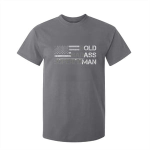 Funny Bold Badass Superhuman T Shirt For Kid Vintage American Flag Fathers Day TS11 Charcoal Print Your Wear