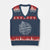 Funny I Like Murder Shows Comfy Clothes And Maybe 3 People V-Neck Knit Sweater Vest Halloween Crime Show Lover TS11 Navy Red Print Your Wear