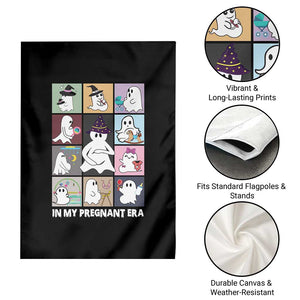 Halloween Pregnancy Reveal Garden Flag In My Pregnant Era Maternity Ghost TS11 Print Your Wear