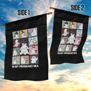 Halloween Pregnancy Reveal Garden Flag In My Pregnant Era Maternity Ghost TS11 Print Your Wear