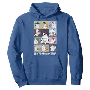 Halloween Pregnancy Reveal Hoodie In My Pregnant Era Maternity Ghost TS11 Royal Blue Print Your Wear
