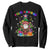 Funny Christmas In Mexico Sweatshirt Feliz Navidad Sombrero Santa Xmas Tree TS11 Black Print Your Wear