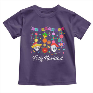 Feliz Navidad Baby Shirt Funny Christmas In Mexico Sugar Skull Pinata Star TS11 Purple Print Your Wear