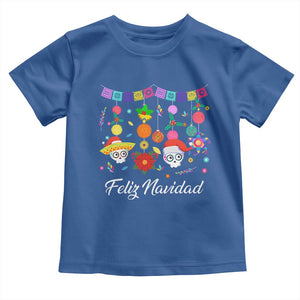 Feliz Navidad Baby Shirt Funny Christmas In Mexico Sugar Skull Pinata Star TS11 Royal Blue Print Your Wear