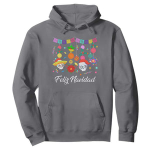 Feliz Navidad Hoodie Funny Christmas In Mexico Sugar Skull Pinata Star TS11 Charcoal Print Your Wear