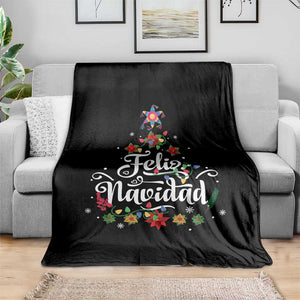 Christmas In Mexico Throw Blanket Feliz Navidad Pinata Star Xmas Tree TS11 Print Your Wear