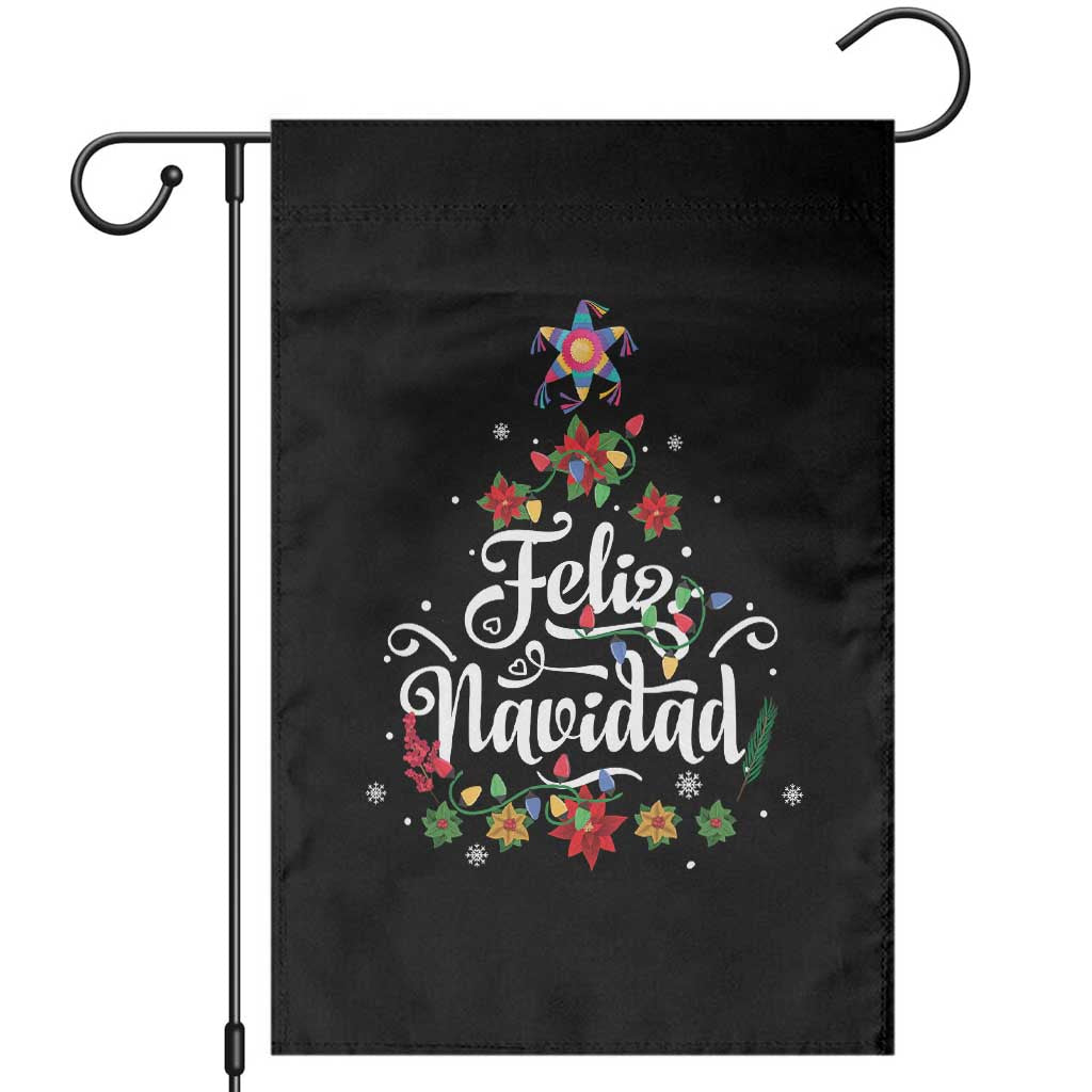 Christmas In Mexico Garden Flag Feliz Navidad Pinata Star Xmas Tree TS11 Black Print Your Wear