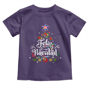 Christmas In Mexico Baby Shirt Feliz Navidad Pinata Star Xmas Tree TS11 Purple Print Your Wear