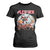 Funny Black Santa Heavy Metal Christmas T Shirt For Women Sleigher Xmas Rock & Roll TS11 Black Print Your Wear