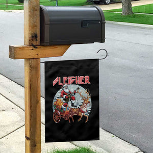 Funny Santa Heavy Metal Christmas Garden Flag Sleigher Xmas Rock & Roll TS11 Print Your Wear