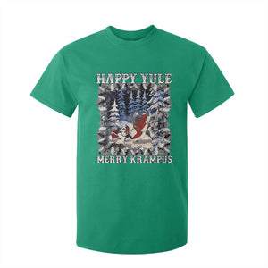 Happy Yule Merry Krampus T Shirt For Kid Vintage Krampus Black Cat TS11 Irish Green Print Your Wear
