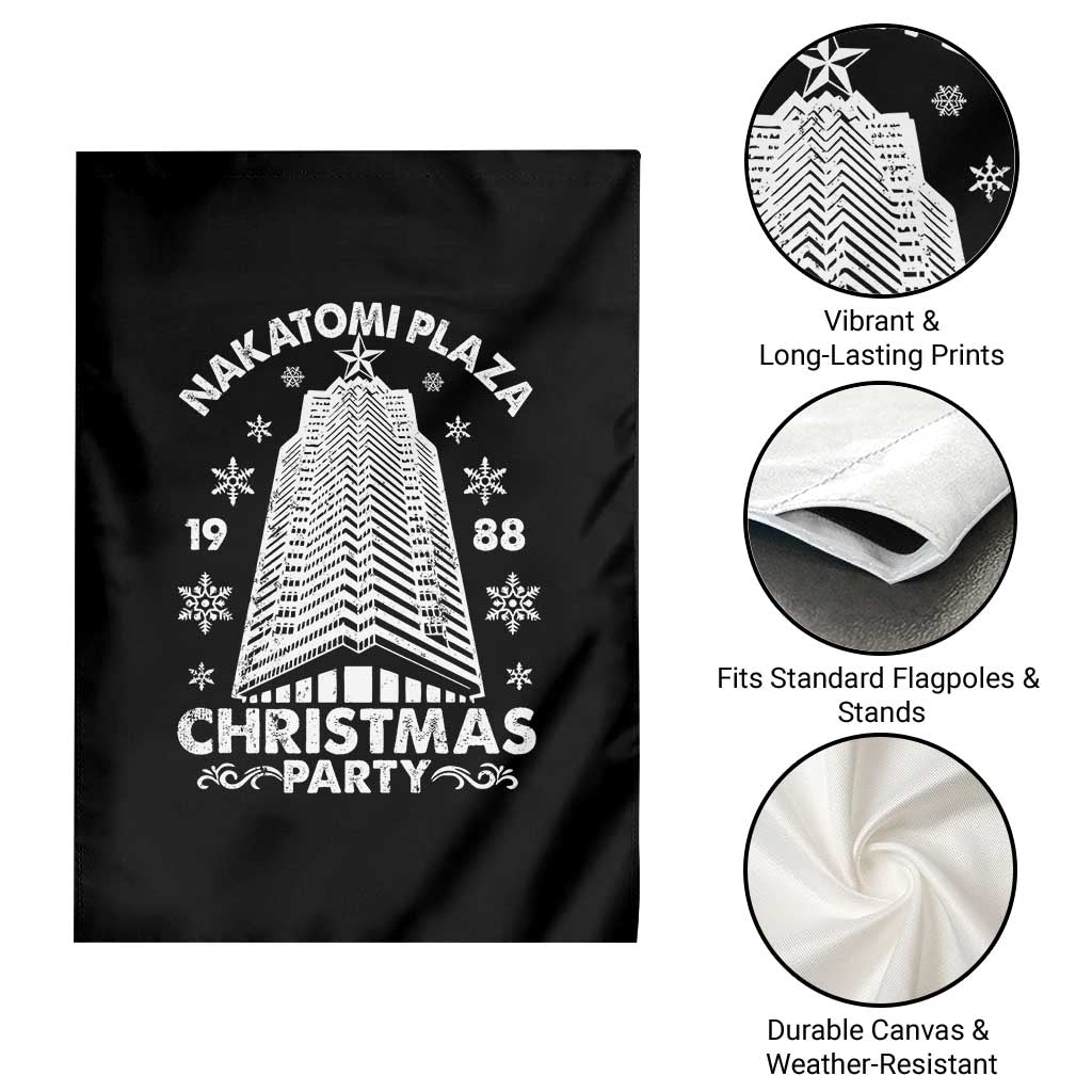 Nakatomi Plaza Garden Flag Christmas Party 1988 Vintage Snowflake TS11 Print Your Wear
