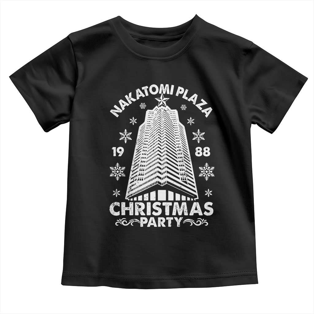 Nakatomi Plaza Baby Shirt Christmas Party 1988 Vintage Snowflake TS11 Black Print Your Wear
