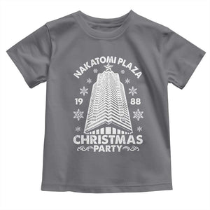 Nakatomi Plaza Baby Shirt Christmas Party 1988 Vintage Snowflake TS11 Charcoal Print Your Wear