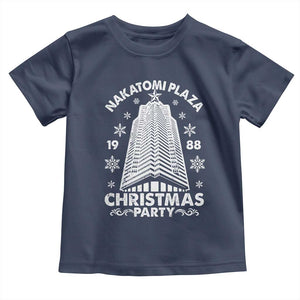 Nakatomi Plaza Baby Shirt Christmas Party 1988 Vintage Snowflake TS11 Navy Print Your Wear