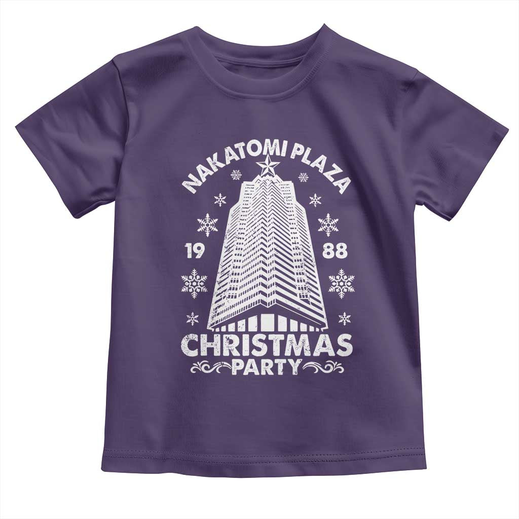 Nakatomi Plaza Baby Shirt Christmas Party 1988 Vintage Snowflake TS11 Purple Print Your Wear