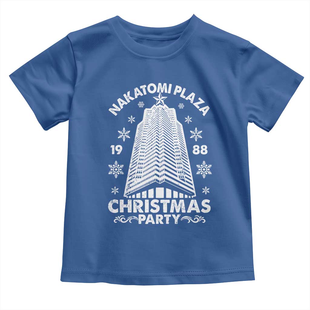 Nakatomi Plaza Baby Shirt Christmas Party 1988 Vintage Snowflake TS11 Royal Blue Print Your Wear