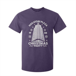 Nakatomi Plaza T Shirt For Kid Christmas Party 1988 Vintage Snowflake TS11 Purple Print Your Wear