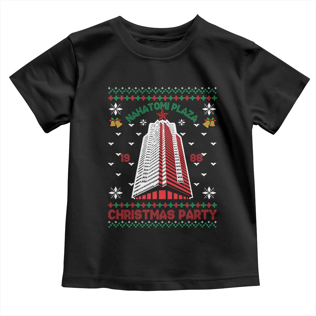 Nakatomi Plaza Baby Shirt Christmas Party 1988 Seasons Greetings TS11 Black Print Your Wear