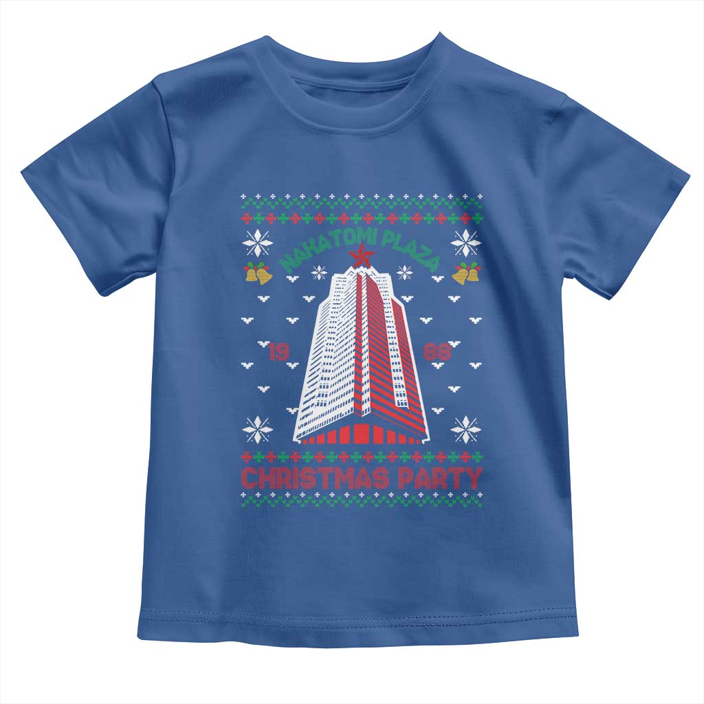 Nakatomi Plaza Baby Shirt Christmas Party 1988 Seasons Greetings TS11 Royal Blue Print Your Wear
