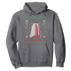 Nakatomi Plaza Hoodie Christmas Party 1988 Seasons Greetings TS11 Charcoal Print Your Wear